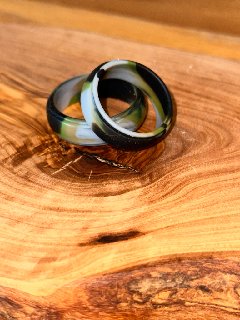 Men's Minimalist Silicone Ring Band