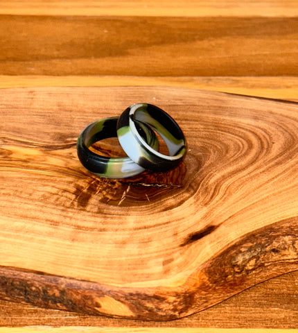 Men's Minimalist Silicone Ring Band