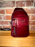 Leather Retro Crossbody Chest Bag