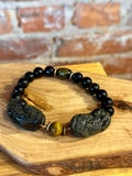 Black Onyx & Tigers Eye Bracelet