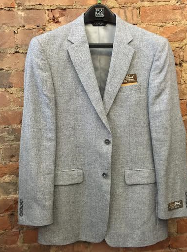 Jos. A. Banks Black & White Tweed Sport Coat